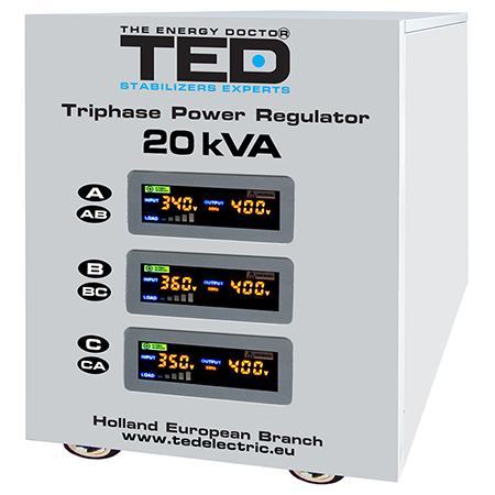 Electrice, surse de energie și Iluminat - STABILIZATOR TENSIUNE TRIFAZAT SERVO 20KVA