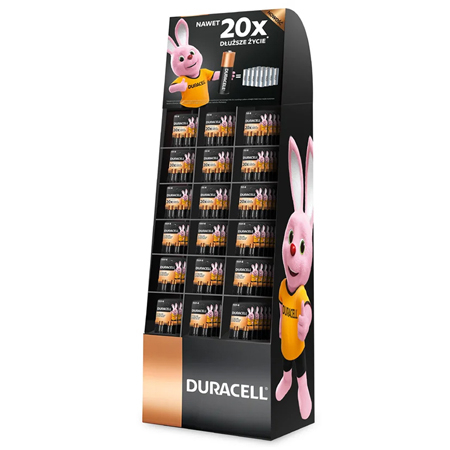 Baterii - STAND BATERII 96X LR06 + 48X LR03 DURACELL