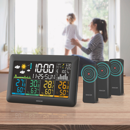 STATIE METEO 3 SENZORI WIRELESS SWS 6300 SENCOR [8]