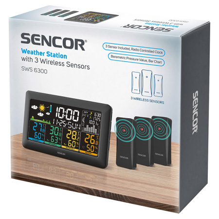 STATIE METEO 3 SENZORI WIRELESS SWS 6300 SENCOR [5]