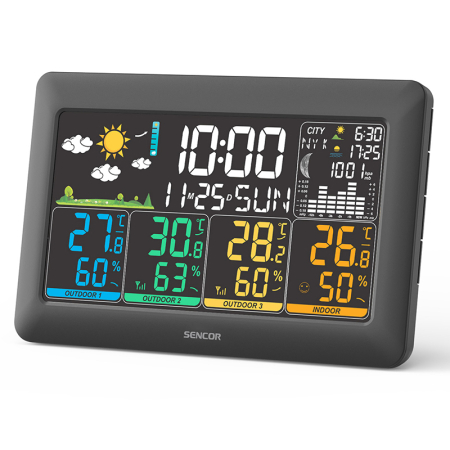 STATIE METEO 3 SENZORI WIRELESS SWS 6300 SENCOR [3]