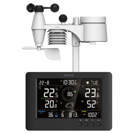 STATIE METEO PROFESIONALA WBGT WIFI 8 IN 1 SENCOR [2]