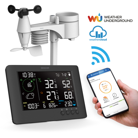 STATIE METEO PROFESIONALA WIFI 7 IN 1 SENCOR [6]