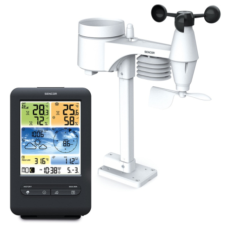 STATIE  METEO PROFESIONALA WIFI SWS 9898 SENC [13]