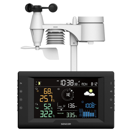 STATIE METEO PROFESIONALA WIRELESS 5 IN 1 SENCOR [2]