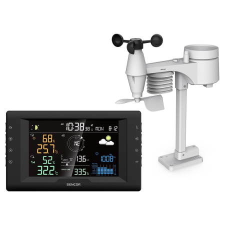 STATIE METEO PROFESIONALA WIRELESS 5 IN 1 SENCOR [4]