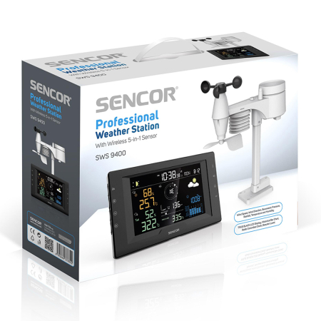 STATIE METEO PROFESIONALA WIRELESS 5 IN 1 SENCOR [6]