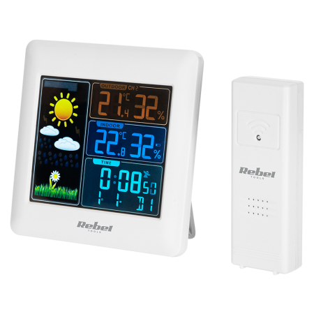 STATIE METEO WIRELESS CU SENZOR EXTERIOR REBEL [1]