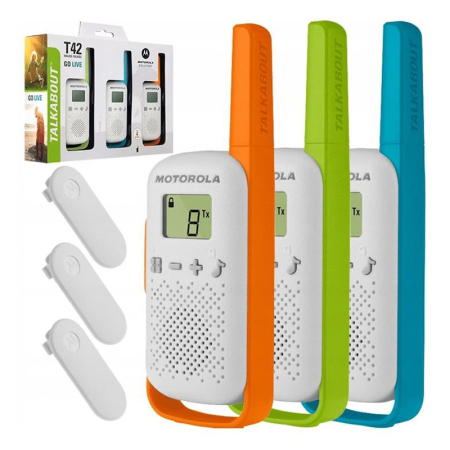 STATIE RADIO PMR SET 3 BUC T42 MOTOROLA [10]