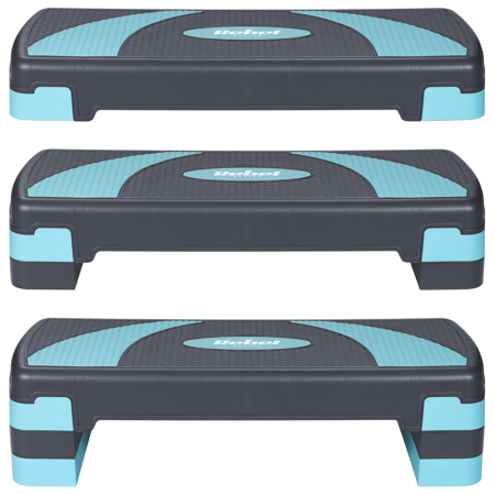 STEPPER AEROBIC 3 NIVELE GRI ALBASTRU REBEL ACTIVE [6]