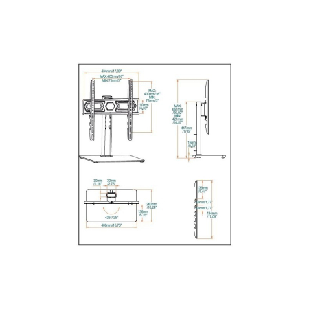 SUPORT LCD 32 - 55 INCH 40 KG [9]