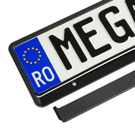 SUPORT NUMAR INMATRICULARE MEGA DRIVE CARBON 1 BUC [1]