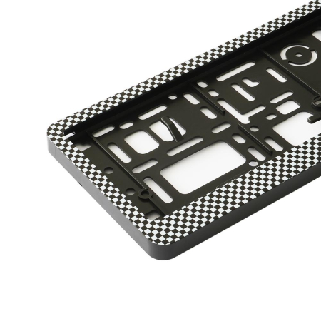 SUPORT NUMAR INMATRICULARE MEGA DRIVE CARBON SET 2 BUC [2]