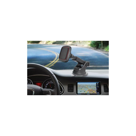 SUPORT TELEFON AUTO MAGNETIC CU FIXARE PE BORD/PARBRIZ CU VENTUZA [5]