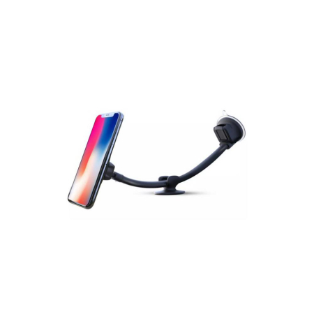 SUPORT TELEFON MAGNETIC AUTO CU FIXARE PE PARBRIZ CU VENTUZA [9]