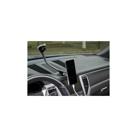 SUPORT TELEFON MAGNETIC AUTO CU FIXARE PE PARBRIZ CU VENTUZA [3]