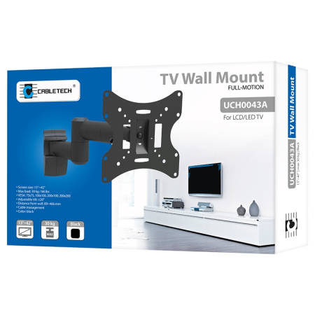 SUPORT TV 13-42 INCH 30 KG NEGRU [5]