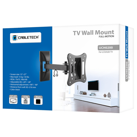 SUPORT TV DE PERETE 13-27 INCH CABLETECH [3]