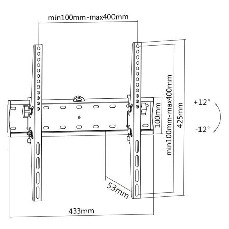 SUPORT UNIVERSAL LED TV 32 inch-55 inch KRUGER&MATZ [2]