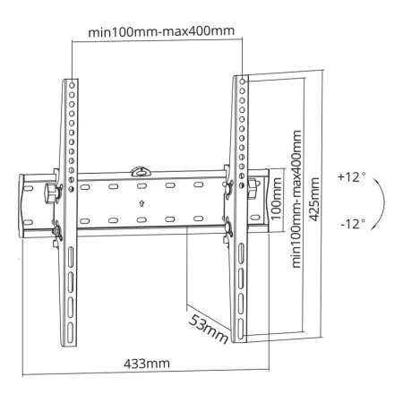 SUPORT UNIVERSAL LED TV 32 inch-55 inch KRUGER&MATZ [5]