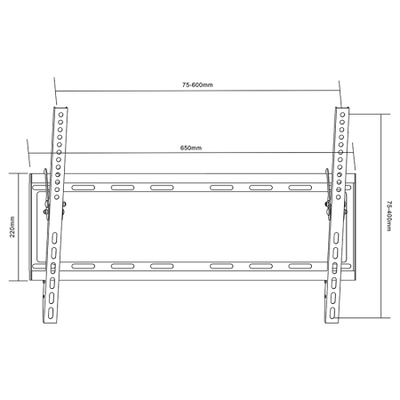 SUPORT UNIVERSAL LED TV 37-70 CU INCLINARE [5]