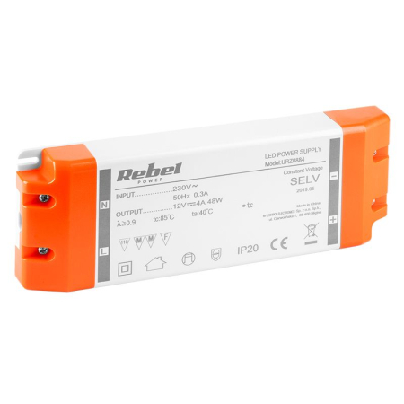 SURSA ALIMENTARE BANDA LED 12V 4A REBEL [1]