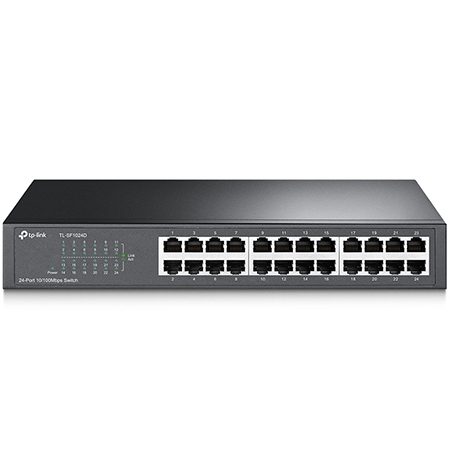 PC, periferice - SWITCH 24 PORTURI TP-LINK TL-SF1024D 10/100MBS TP-LINK