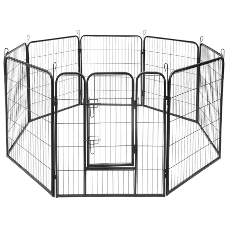 TARC MODULAR PENTRU CAINI 8 PANOURI 80X100 CM REBEL ANI [1]