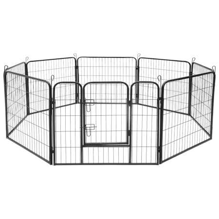 TARC MODULAR PENTRU CAINI 8 PANOURI 80X60 CM REBEL ANIM [1]