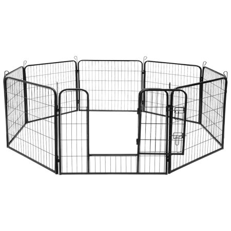 TARC MODULAR PENTRU CAINI 8 PANOURI 80X60 CM REBEL ANIM [2]