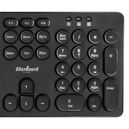 TASTATURA WIRELESS WK100 REBEL [4]