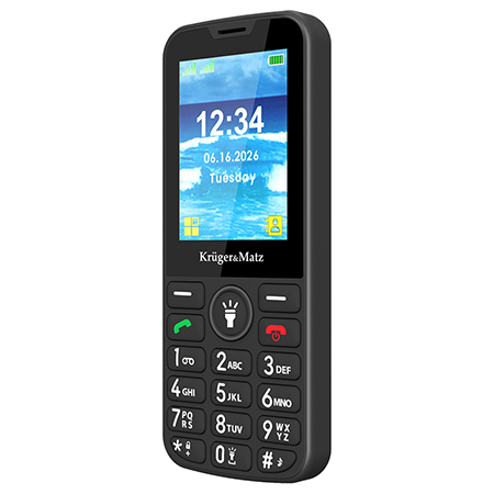 Tablete & telefoane - TELEFON GSM SENIORI 2G BUTON SOS KRUGER&MATZ
