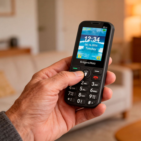 TELEFON GSM SENIORI 4G BUTON SOS KRUGER&MATZ [8]