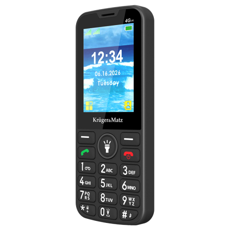 TELEFON GSM SENIORI 4G BUTON SOS KRUGER&MATZ [1]