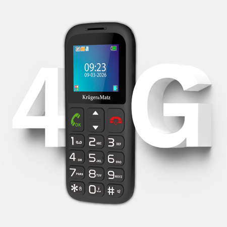 TELEFON GSM SENIORI BUTON SOS KRUGER&MATZ [9]