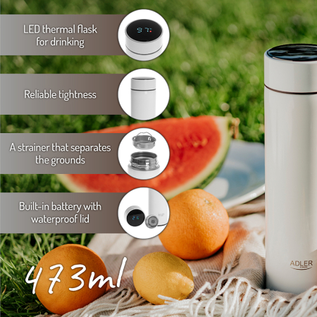 TERMOS CU AFISAJ TEMPERATURA AD 4506 ALB ADLER [12]