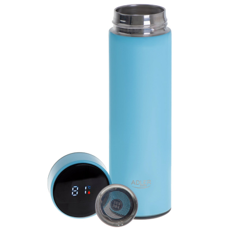 TERMOS CU AFISAJ TEMPERATURA ALBASTRU ADLER [5]
