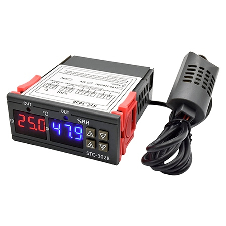 Electrice - TERMOSTAT TEMPERATURA UMIDITATE STC-3028 230V