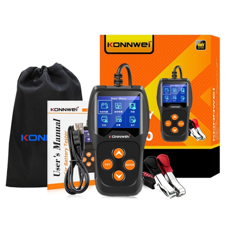 TESTER BATERII AUTO KW600 KONWEII [5]