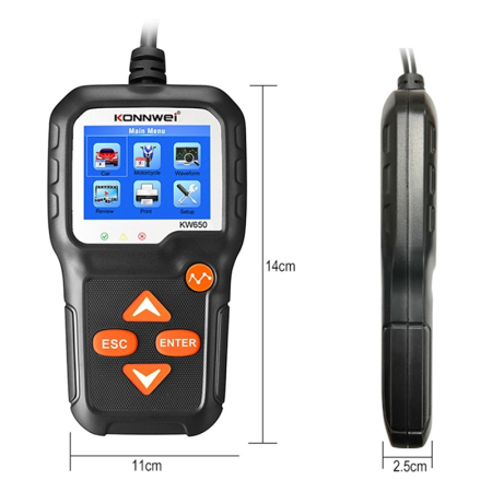 TESTER BATERII KW650 KONNWEI [6]
