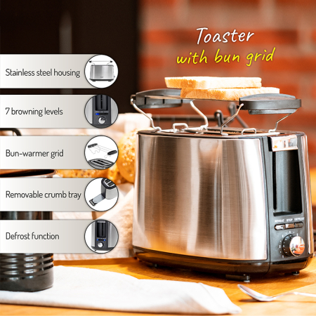 TOASTER 7 NIVELURI DE RUMENIRE 900W AD 3214 ADLER [11]