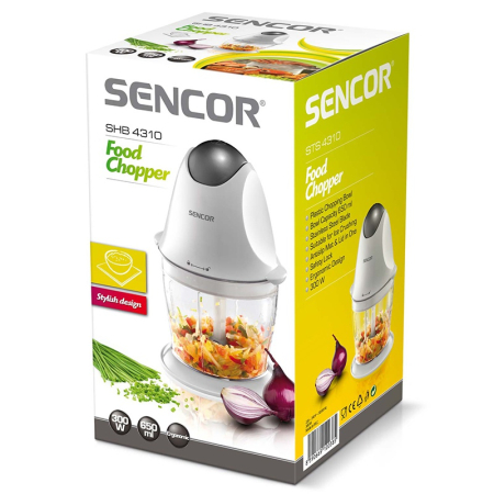 TOCATOR CHOPPER BOL PLASTIC 0.6L 300W SENCOR [2]