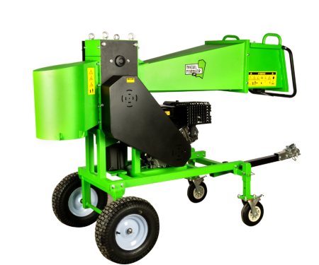 Tocator crengi Micul Fermier, motor benzina 18CP, diametru maxim de taiere Ø120mm, cu carlig de remorcare, pentru brichete [1]