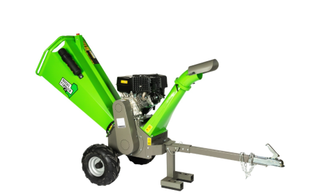 Tocator de crengi Micul Fermier, motor benzina 15 CP, cu carlig de remorcare, 120 mm diametru maxim de taiere, pentru rumegus [4]