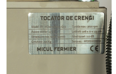 Tocator de crengi Micul Fermier, motor benzina 15 CP, cu carlig de remorcare, 150 mm diametru maxim de taiere, pentru rumegus [5]