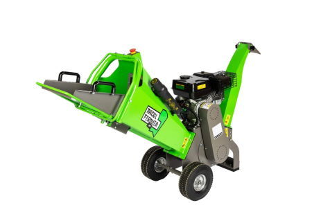 Tocătoare crengi/ Spărgătoare lemne - Tocator de crengi Micul Fermier, motor benzina 7 CP, 100 mm diametru maxim de taiere, pentru rumegus