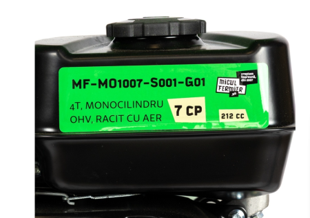 Tocator de crengi Micul Fermier, motor benzina 7 CP, 60 mm diametru maxim de taiere, pentru brichete [3]