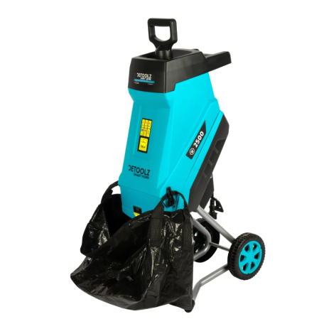 Gradina - Tocator de crengi si resturi vegetale, 2500W, 45mm diametru maxim de taiere, cu sac colector 45L