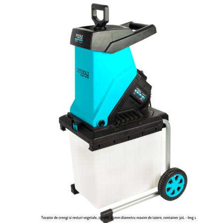 Gradina - Tocator de crengi si resturi vegetale, 2800W, 45mm diametru maxim de taiere, container 50L