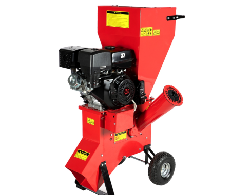 Tocator pentru crengi Micul Fermier, Ø100mm, motor benzina 15CP, pornire electrica, alimentare verticala, pentru rumegus [8]